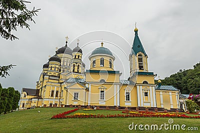 Main church of the Hancu Monastery Stock Photo