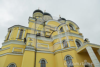 Main church of the Hancu Monastery Stock Photo