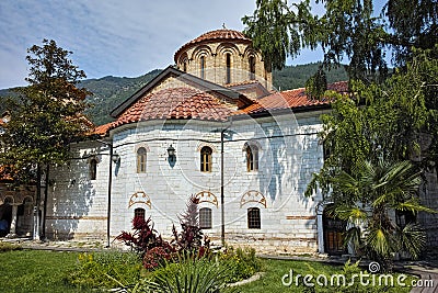 Main church in Medieval Bachkovo Monastery Stock Photo