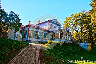 The main cottage in the Abramtsevo estate, Moscow region, Russia Stock Photo