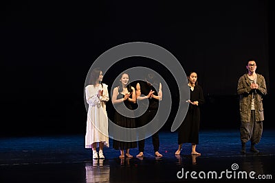 Main creation curtain call 2-Modern Dance Dreamland Editorial Stock Photo