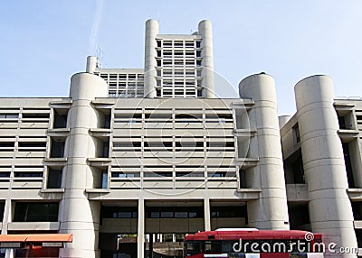 Main entrance of the Fiera District in Bologna, Italy Stock Photo