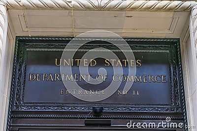 Herbert Hoover Building Commerce Department 14th Street Washington DC Editorial Stock Photo