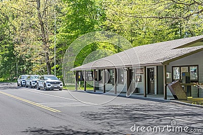 Main GSMNP Ranger Station For Cades Cove Editorial Stock Photo