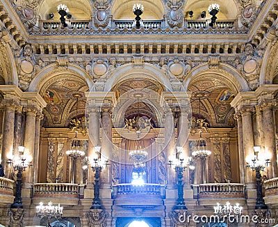 Opera Garnier interior Stock Photo