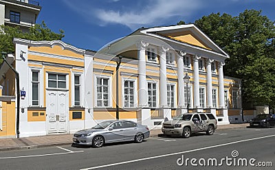 Main house city estate Cherkasskoy - Baskakov Editorial Stock Photo