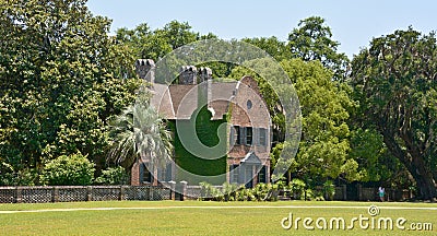 Main house Middleton Place Editorial Stock Photo