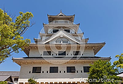 Main keep (donjon) of Imabari Castle, Japan Stock Photo