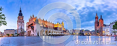 Main market square, Krakow, Poland Stock Photo