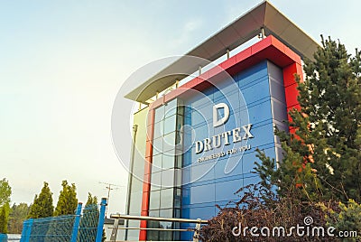 Main office of Drutex - plastic windows plant Editorial Stock Photo