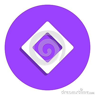 main road sign badge icon. Simple glyph, flat vector of web icons for ui and ux, website or mobile application Stock Photo