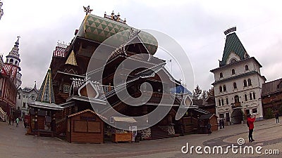 A main square of the Izmailovsky Kremlin Editorial Stock Photo