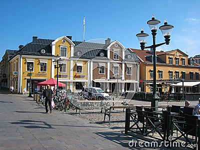 Main Square. Linkoping . Sweden Editorial Stock Photo