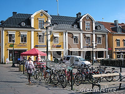 Main Square. Linkoping . Sweden Editorial Stock Photo