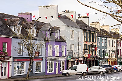 Main St. Kenmare. Kerry. Ireland Editorial Stock Photo