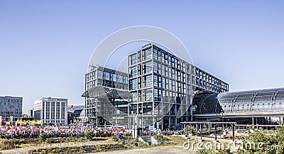 Main station of Berlin Editorial Stock Photo