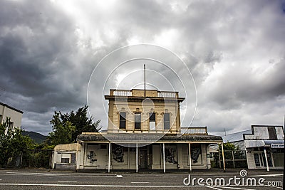 Colonial building in Featherston, Wairarapa, New Zealand Stock Photo