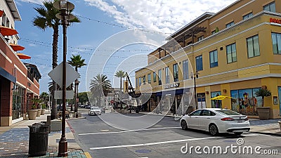 Huntington Beach Main Street Editorial Stock Photo
