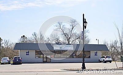 Main Street Pharmacy, Brownsville, Tennessee Editorial Stock Photo