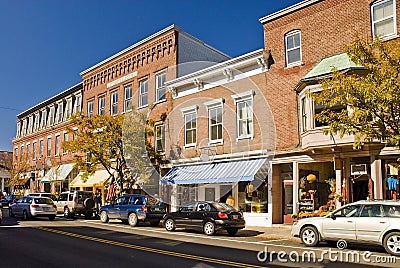 Main Street U.S.A. Stock Photo