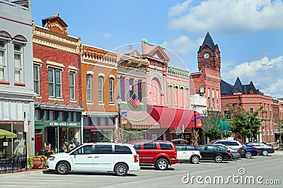 Main Street USA Editorial Stock Photo