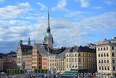 The main view of Stockholm Editorial Stock Photo