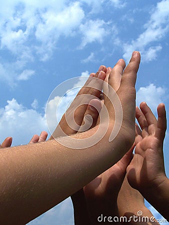 Mains D'enfant Royalty Free Stock Photos