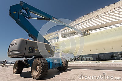 Maintenance of the Museum of Tomorrow Editorial Stock Photo