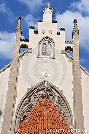 Maisel Synagogue in Prague, Czech Republic Stock Photo