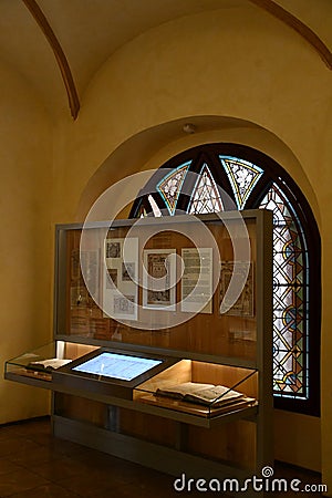 Maisel Synagogue in Prague, Czech Republic Editorial Stock Photo