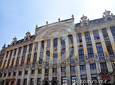 Maison des Ducs de Brabant, Brussels Editorial Stock Photo