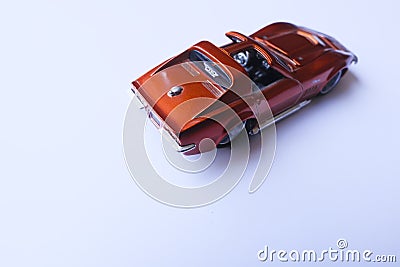 Maisto pro rodz 1 64 scale orange 1969 Corvette Stingray die cast toy car Editorial Stock Photo