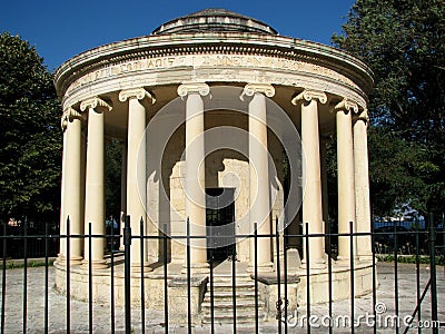 Maitland Monument in Corfu town Stock Photo