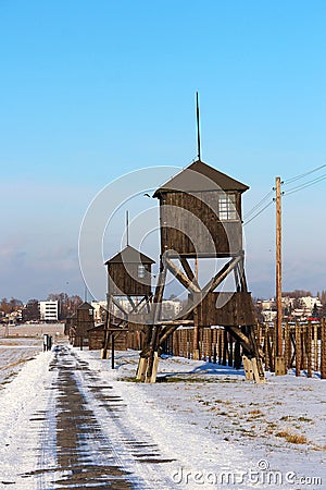 Majdanek concentration camp, Lublin, Poland Editorial Stock Photo
