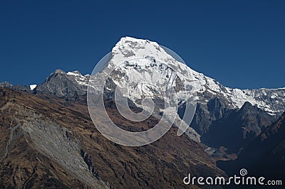 Majestic Annapurna South Stock Photo