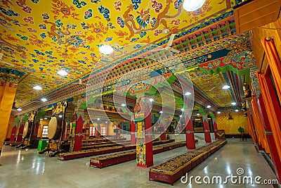 Tergar Monastery , Bodh Gaya , India Editorial Stock Photo