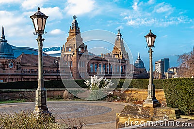 The Towers of Kelvin Halls in Glasgow Scotland Stock Photo