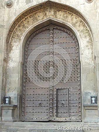 Majestic Door of the Wada Stock Photo