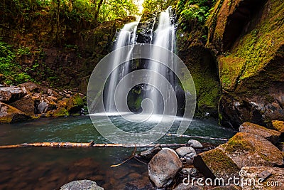 Majestic Falls, McDowell Creek Falls County Park, Oregon Stock Photo