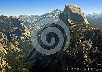 Majestic Half Dome Stock Photo