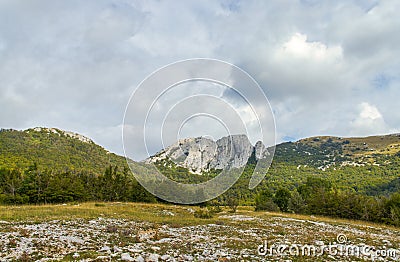 Ljubicko Brdo Mountain Peak Stock Photo