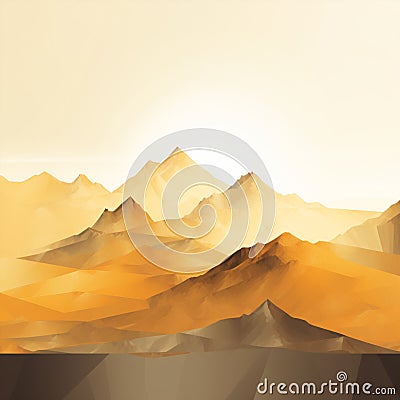 Majestic Peaks: Touching the Sky Stock Photo