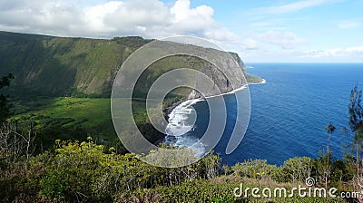 Majestic Waipio Valley, Hawaii Stock Photo