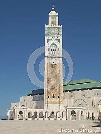 Majesty of Casablanca - The Hassan II Mosque Editorial Stock Photo