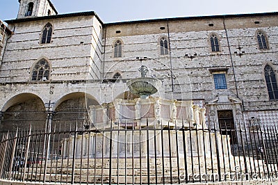 The Major Fountain, Perugia, Italy. Stock Photo