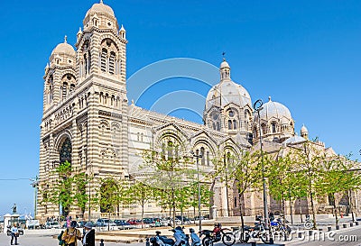 The Major Square in Marseille Editorial Stock Photo