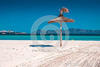 Majorca Platja de Muro beach in Alcudia bay in Mallorca Balearic islands of Spain Stock Photo