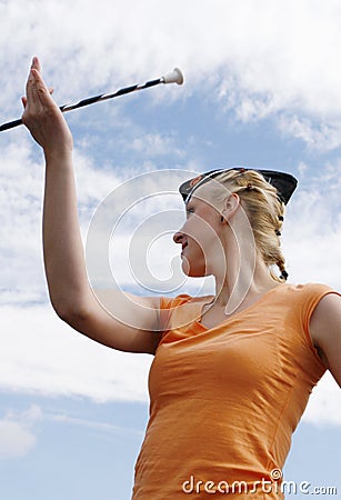 Majorette Stock Photo