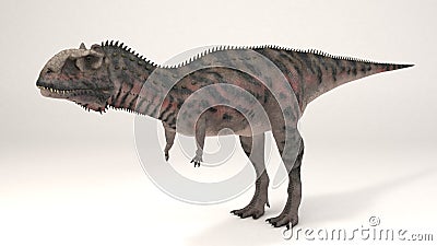 Majungasaurus-Dinosaur Cartoon Illustration