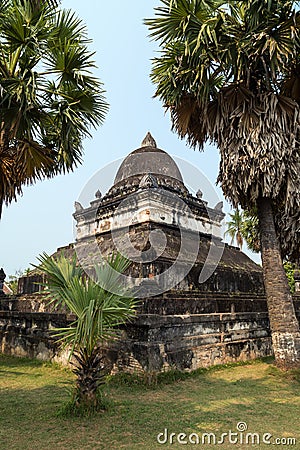 Wat Visounnarath in Luang Prabang Stock Photo